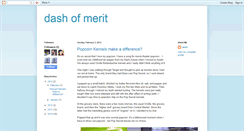 Desktop Screenshot of dashofmerit.blogspot.com