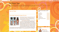 Desktop Screenshot of fitchicktips.blogspot.com