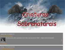 Tablet Screenshot of criaturas-sobrenaturais.blogspot.com