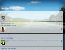 Tablet Screenshot of cosplay-ideas.blogspot.com