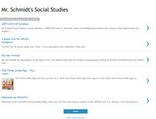 Tablet Screenshot of mrschmidtssocialstudies.blogspot.com