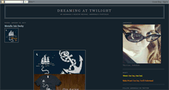 Desktop Screenshot of dreamingattwilight.blogspot.com