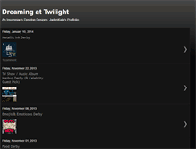 Tablet Screenshot of dreamingattwilight.blogspot.com