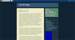 Desktop Screenshot of poorbuthappy.blogspot.com