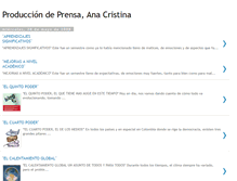 Tablet Screenshot of anacristinaproducciondeprensa.blogspot.com