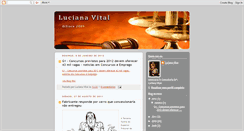 Desktop Screenshot of lucianavitall.blogspot.com