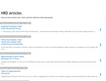 Tablet Screenshot of hrdarticles.blogspot.com