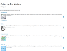 Tablet Screenshot of crisisdelosmisiles.blogspot.com