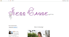 Desktop Screenshot of jesscauseblog.blogspot.com