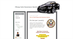 Desktop Screenshot of cheapautoinsurancequotes1.blogspot.com