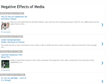 Tablet Screenshot of negativeeffectsofmedia.blogspot.com