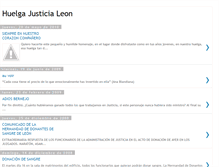 Tablet Screenshot of huelgajusticialeonesa.blogspot.com
