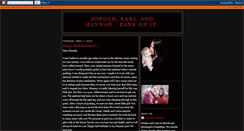 Desktop Screenshot of jordanandkari.blogspot.com