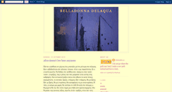 Desktop Screenshot of belladonnadelaqua.blogspot.com