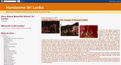 Desktop Screenshot of handsomesrilanka.blogspot.com