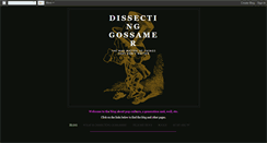 Desktop Screenshot of dissectinggossamer.blogspot.com