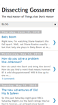 Mobile Screenshot of dissectinggossamer.blogspot.com