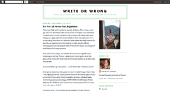 Desktop Screenshot of albumwriteorwrong.blogspot.com