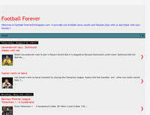 Tablet Screenshot of football-forever24.blogspot.com