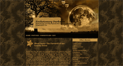 Desktop Screenshot of evolutionarydarkness.blogspot.com