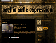 Tablet Screenshot of occhiosulleespressioni.blogspot.com