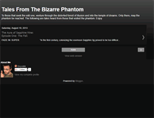 Tablet Screenshot of bizarrephantom.blogspot.com