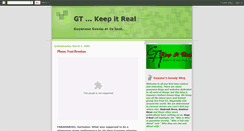 Desktop Screenshot of gtkeepreal.blogspot.com