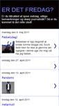 Mobile Screenshot of erdetfredag.blogspot.com