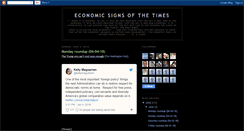 Desktop Screenshot of economicsignsofthetimes.blogspot.com