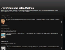 Tablet Screenshot of antifeminismeselonmalthus.blogspot.com