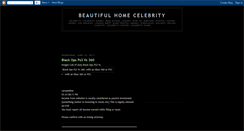 Desktop Screenshot of beautifulhomecelebrity.blogspot.com
