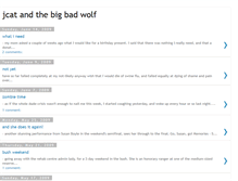 Tablet Screenshot of jcatandthebigbadwolf.blogspot.com