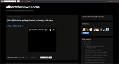 Desktop Screenshot of albertchanawesome.blogspot.com