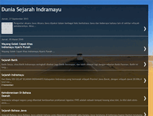 Tablet Screenshot of duniasejarahindramayu.blogspot.com