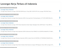 Tablet Screenshot of lowongankerjaterbarudiindonesia.blogspot.com