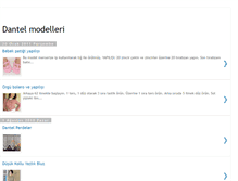 Tablet Screenshot of dantel-dunyam.blogspot.com