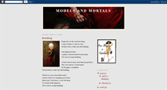 Desktop Screenshot of mortalmodels.blogspot.com