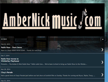 Tablet Screenshot of ambernickmusic.blogspot.com