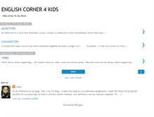Tablet Screenshot of englishcorner4kids.blogspot.com