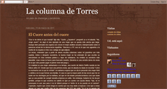 Desktop Screenshot of lacolumnadetorres.blogspot.com