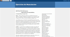 Desktop Screenshot of musculacion-de-ejercicios.blogspot.com