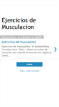 Mobile Screenshot of musculacion-de-ejercicios.blogspot.com