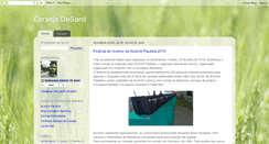 Desktop Screenshot of cervejadesanti.blogspot.com