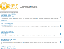 Tablet Screenshot of mediosenmexico.blogspot.com