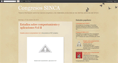 Desktop Screenshot of congresos-sinca.blogspot.com