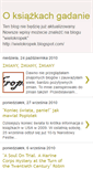 Mobile Screenshot of oksiazkachgadanie.blogspot.com