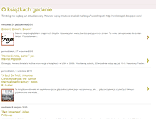 Tablet Screenshot of oksiazkachgadanie.blogspot.com