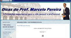 Desktop Screenshot of dicasprofessormarcelo.blogspot.com