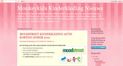 Desktop Screenshot of monkeykidskinderkledingnieuws.blogspot.com