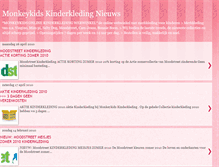 Tablet Screenshot of monkeykidskinderkledingnieuws.blogspot.com